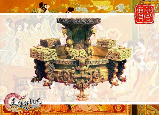 銅尊盤，曾侯乙尊盤，國寶級文物之一